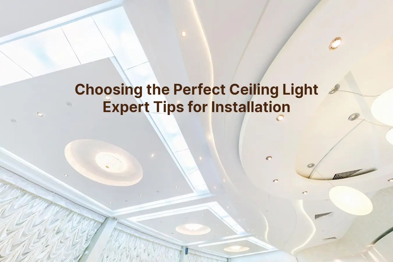 Choosing the Perfect Ceiling Light Expert Tips for Installation
