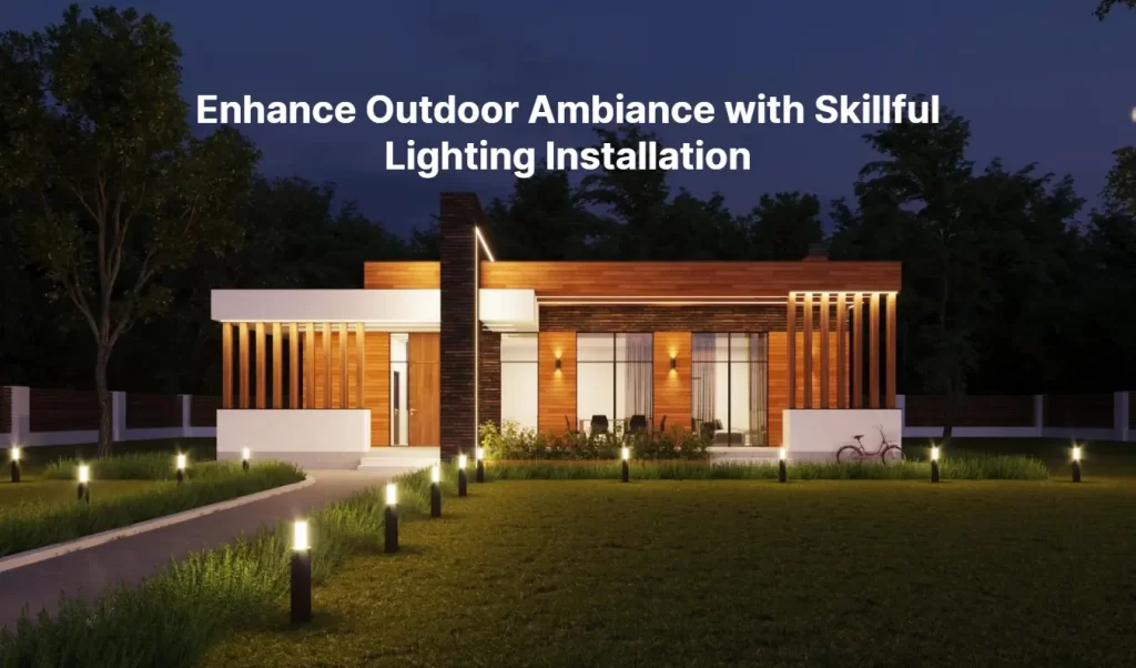 Enhance Outdoor Ambiance with Skillful Lighting Installation