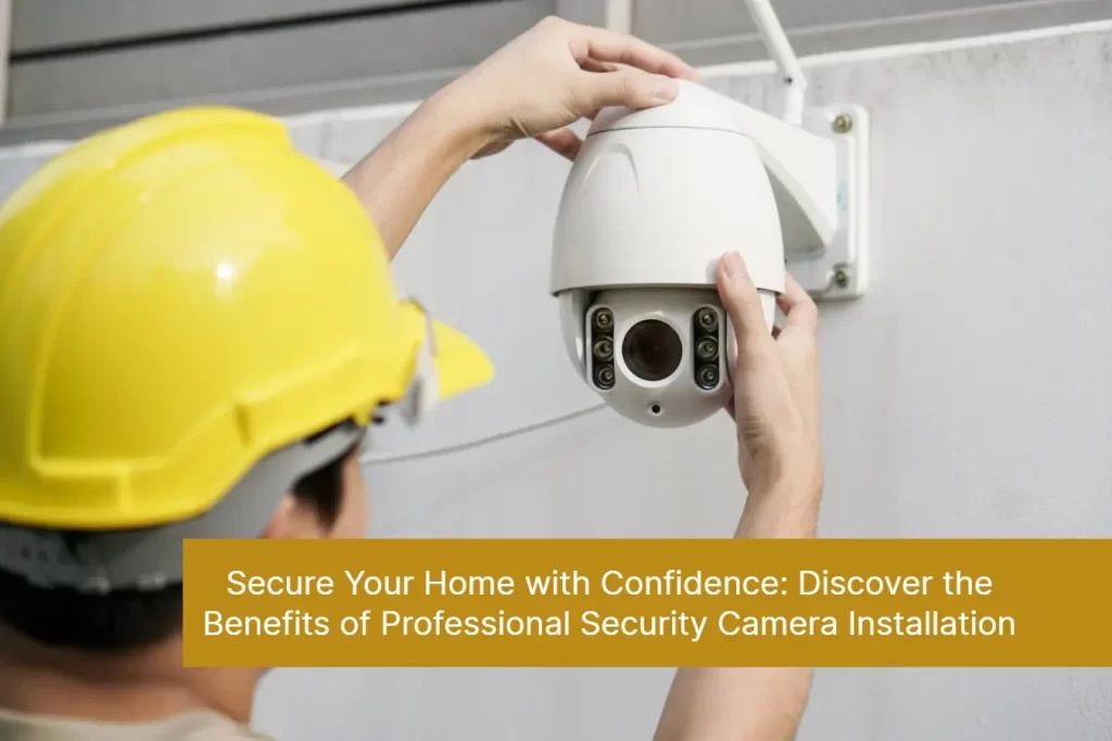 Secure Your Home with Confidence Discover the Benefits of Professional Security Camera Installation