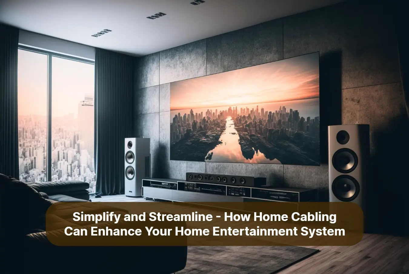 Simplify and Streamline How Home Cabling Can Enhance Your Home Entertainment System